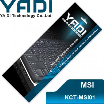 YADI 亞第 超透光鍵盤保護膜 KCT-MSI01 微星筆電專用 X340、X400、U210、X410、CR400、EX460
