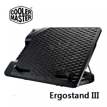 Cooler Master 酷碼 ERGOSTAND III 筆電散熱墊 黑色