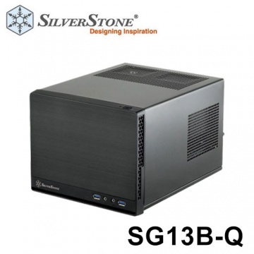 SilverStone 銀欣 SST-SQ13BQ 塑膠面板仿金屬紋 超小立方型機殼