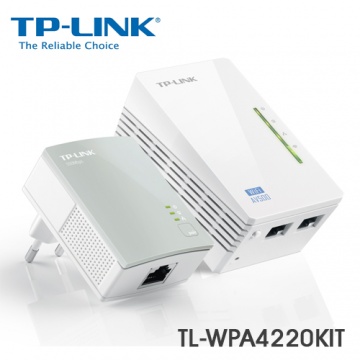 TP-Link TL-WPA4220Kit Wi-Fi 電力線 網路橋接器 雙包組(Kit)