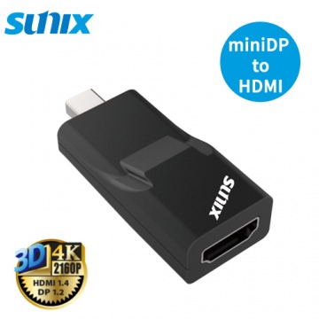SUNIX 三泰 miniDisplayPort轉HDMI 轉換器 D2H23N0 miniDP轉HDMI