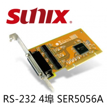 慧光展業 SUNBOX SUNIX 擴充卡 RS-232 4埠 SER5056A