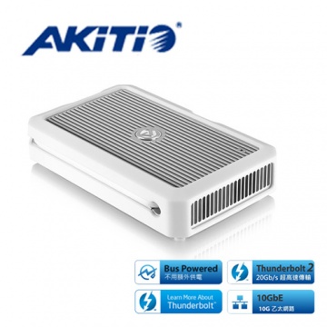 AKiTiO 艾客優品 Thunder2 10G Network Adapter 乙太網路轉接器
