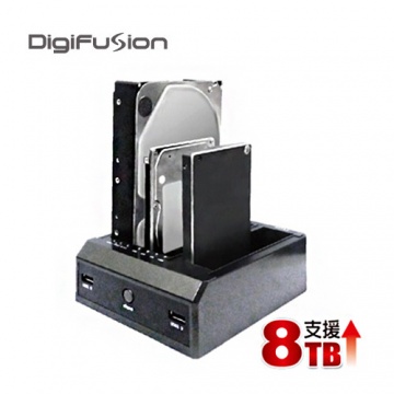 DigiFuSion 伽利略 RHU07 U3 USB3.0 2.5/3.5" 3插槽 硬碟外接座