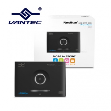 VANTEC 凡達克 超高速傳輸方塊 2.5/3.5吋 硬碟外接座 NST-D306S3 黑色