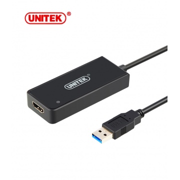 UNITEK 優越者USB3.0轉HDMI外接顯示卡 Y-3702