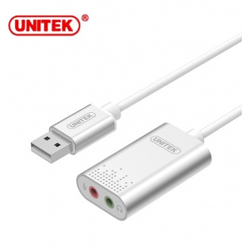 UNITEK 優越者立體聲USB外接式音效卡 Y-247A