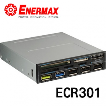 保銳 ENERMAX ECR301 MIGHTY CHARGER 3.5吋 全能讀卡機 U3讀卡速度+快充
