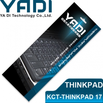 YADI 亞第 超透光 筆電 鍵盤 保護膜 KCT-THINKPAD 17 Ideapad 500s專用