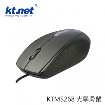 kt.net 追星II USB 光學滑鼠 黑色