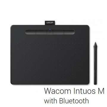 WACOM Intuos Comfort Plus Medium 藍牙繪圖板 CTL-6100WL/K0-C 黑色