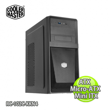 Cooler Master 酷碼 RC102 電腦機殼 黑色<BR>【ATX/顯卡長34.5cm/CPU高15.6cm】