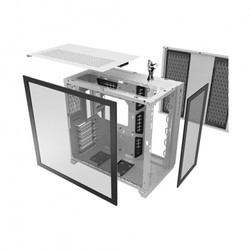 LIAN LI 聯力 O11 Dynamic 電腦機殼 白色<BR>【E-ATX/玻璃透側/顯卡長43cm/CPU高15.5cm/支援雙電供】