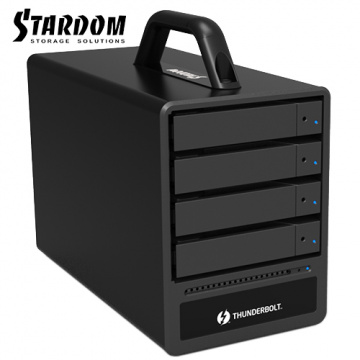 STARDOM SR4-TB3-B 3.5吋/2.5吋 Thunderbolt3 4bay 磁碟陣列設備