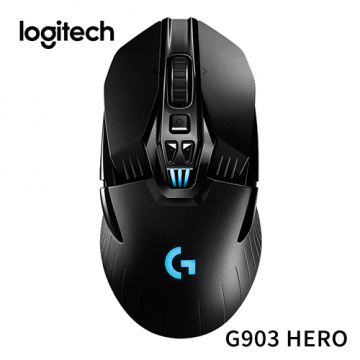 Logitech 羅技 G903 HERO LIGHTSPEED 無線遊戲滑鼠 全新HERO 16K 感應器