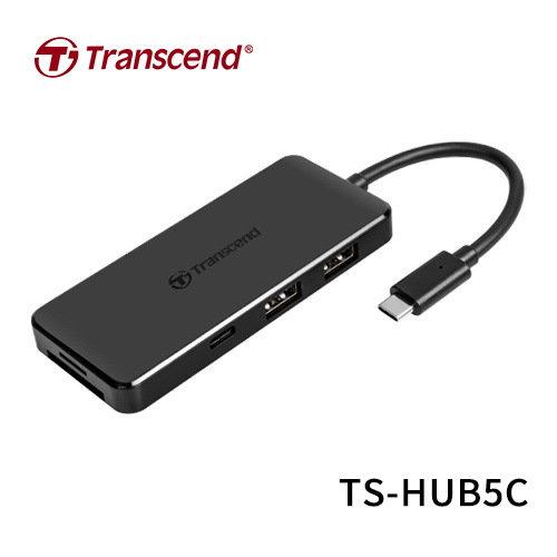 Transcend 創見 TS-HUB5C 六合一 USB Type-C Hub 多功能擴充集線器