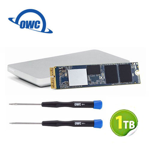 OWC AURA PRO X2 1.0TB NVMe SSD 完整升級套件 含工具及Envoy PRO外接盒 (OWCS3DAPT4MB10K)