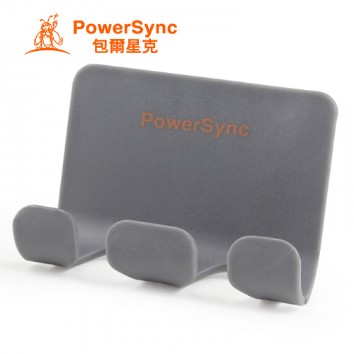 PowerSync 群加 BBF-801 黏貼式 電源線 收納掛鉤 2入