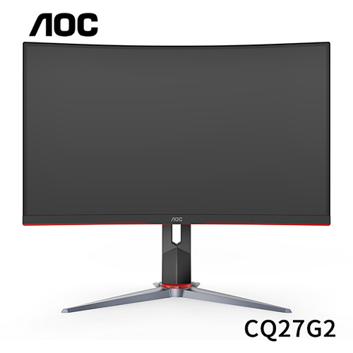 AOC CQ27G2 27型 曲面電競顯示器 VA面板 2K QHD 144Hz 曲度1500R