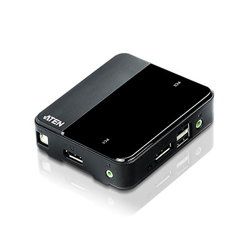ATEN CS782DP 2埠USB DisplayPort音訊 KVM多電腦切換器 (支援4K規格且附完整線材)