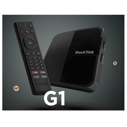 RockTek RockTek G1 4K HDR Google認證 Android TV 語音智慧電視盒(一年份套餐版)