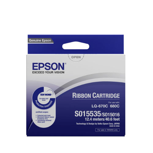 EPSON S015535 原廠色帶<BR>【適用機型：LQ-670C/680C】