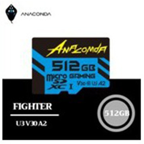 ANACOMDA 巨蟒 Fighter High Performance microSDXC UHS-I U3 遊戲專用記憶卡 512GB 記憶卡