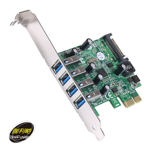 伽利略 PTU304N PCI-E USB 3.0 4 Port 擴充卡 Renesas-NEC