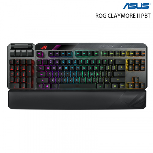 ASUS華碩 ROG Claymore II PBT 無線雙模 機械式鍵盤 中文 紅軸 RGB