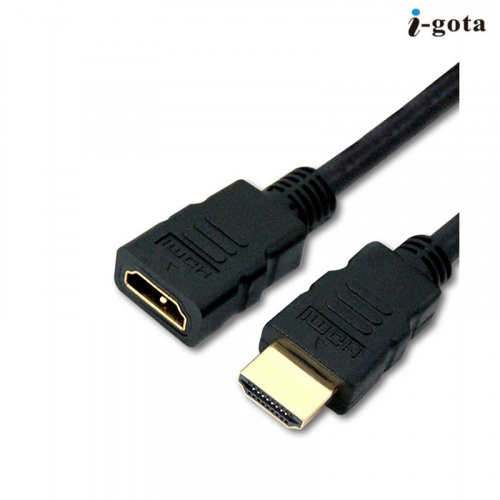 I-gota 1.4版 HDMI 公-母 延長線 1.5米 HDMIPS002