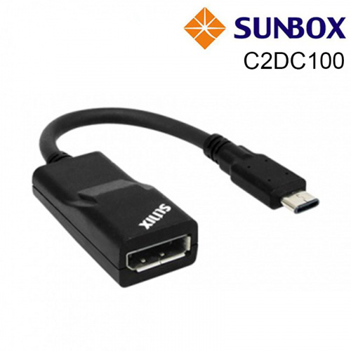 SUNBOX 慧光展業 SUNIX USB-C 轉 DisplayPort 轉換器 C2DC100