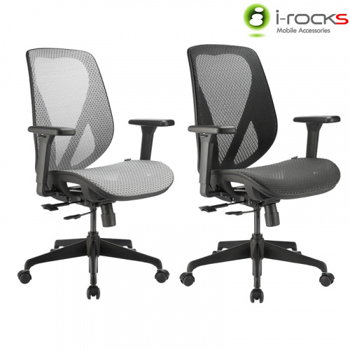 irocks 艾芮克 T16 透氣設計 人體工學網椅 辦公椅 兩色<BR>【本產品為DIY自行組裝產品,拆封組裝皆無法退換貨,僅限台灣本島】