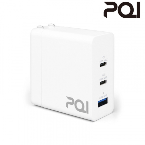 PQI PDC65W 3孔氮化鎵PD充電器