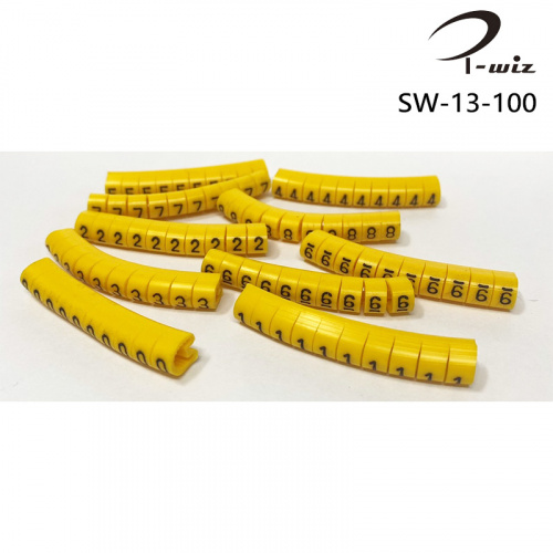 i-wiz 彰唯 SW-13-100 網路線 號碼標示牌 0~9