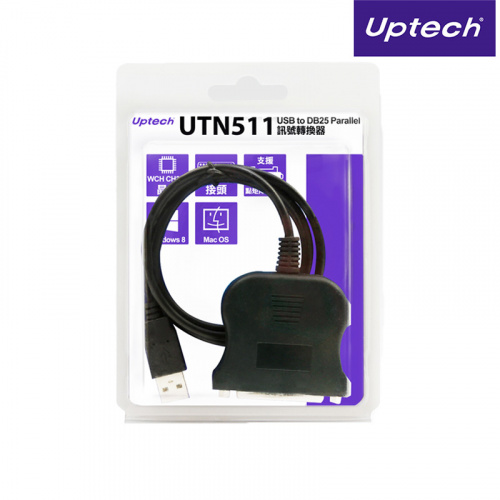 Uptech 登昌恆 UTN511 USB to DB25 Paralle 訊號轉換器