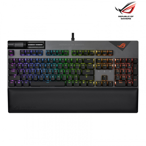 ASUS 華碩 ROG STRIX FLARE II 中文 RGB光 有線 機械式 電競鍵盤 (青軸/紅軸/茶軸)