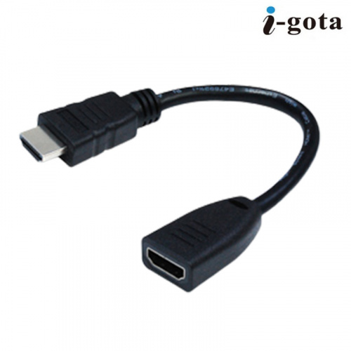 I-gota HDMI2.0 劇院級 影音 公-母 延長線 20CM TU-HDMIPS0.2