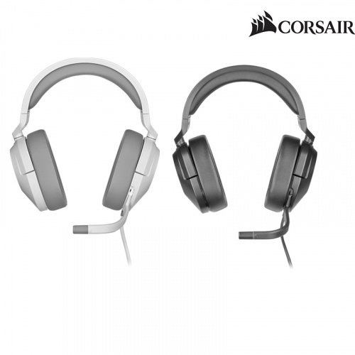 CORSAIR 海盜船 HS55 SURROUND 電競耳麥 耳機 黑色 白色