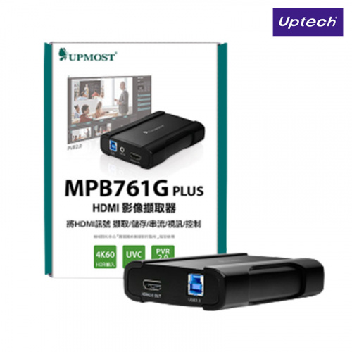 UPMOST 登昌恆 MPB761G PLUS HDMI UVC 影像 電競直播擷取器