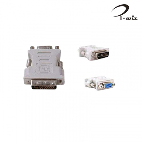 i-wiz 彰唯 HDG-1 DVI-I 29公 TO VGA15母 強化型13腳位 支援最高1080P解析度 轉接頭