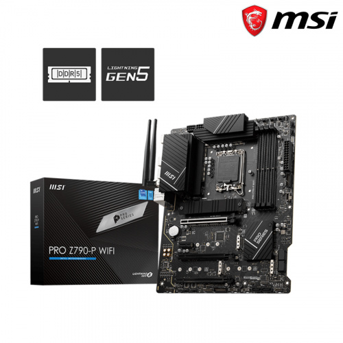 MSI 微星 PRO Z790-P WIFI 主機板<BR>【ATX/支援DDR5記憶體/LGA1700】