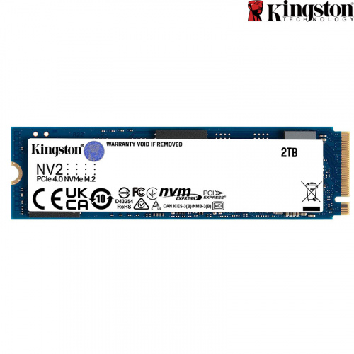 Kingston 金士頓 NV2 2TB M.2 PCIe Gen4 SSD固態硬碟 三年保固 SNV2S/2000G