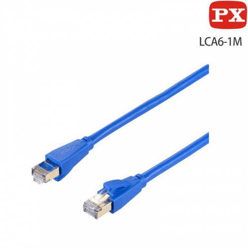 PX 大通 LC6A-1M Cat.6A 1米 網路線 藍色