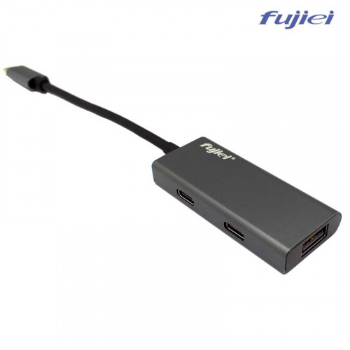 Fujiei 力祥 TY1058 USB3.2 Type-C*2 + USB2.0*1 HUB 集線器