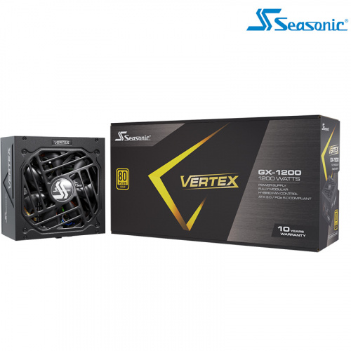 Seasonic 海韻 VERTEX GX-1200 1200W 電源供應器 金牌 全模組 ATX3.0(PCIe5.0) 12年保固