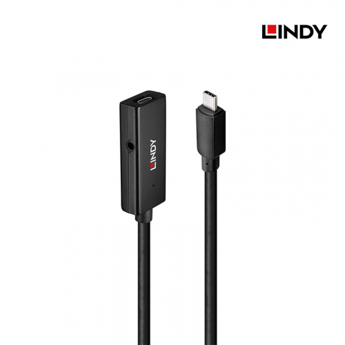 LINDY 林帝 43356 主動式 USB3.2 GEN1 純DATA TYPE-C 延長線 5M