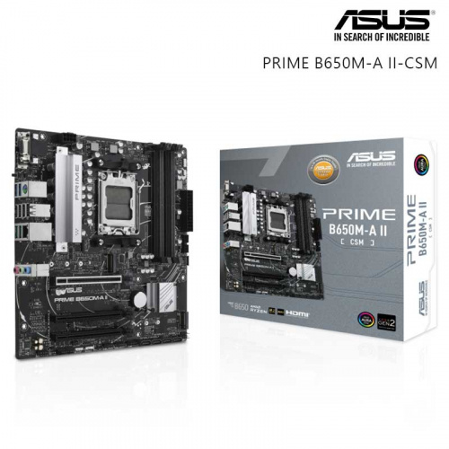 ASUS 華碩 PRIME B650M-A II-CSM 主機板<BR>【M-ATX/支援DDR5記憶體/AM5】
