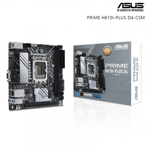 ASUS 華碩 PRIME H610I-PLUS D4-CSM 主機板<BR>【MINI-ITX/支援DDR4記憶體/LGA1700】