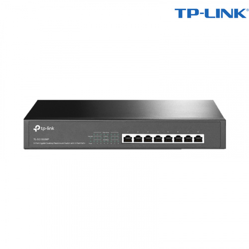 TP-LINK TL-SG1008MP 8埠 Gigabit RJ45 桌上型 機架式 PoE＋ 網路交換器