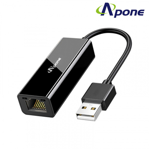 APONE USB2.0 轉 RJ45 外接有線網路卡 10/100M APN-U2RJ